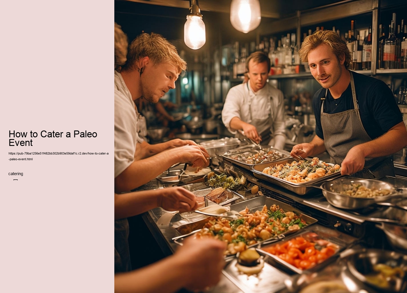 How to Cater a Paleo Event